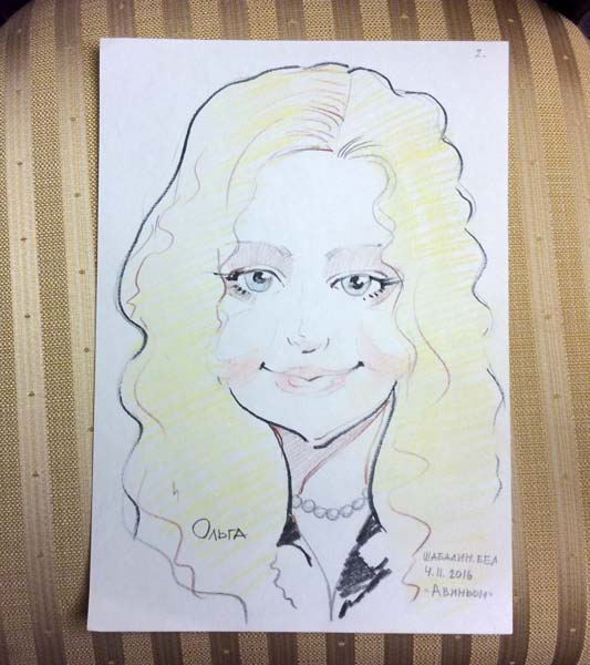 шарж Ольги