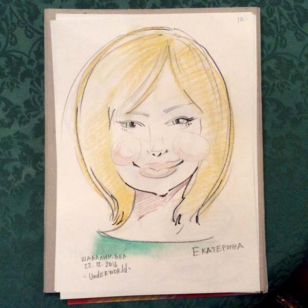 шарж Екатерины