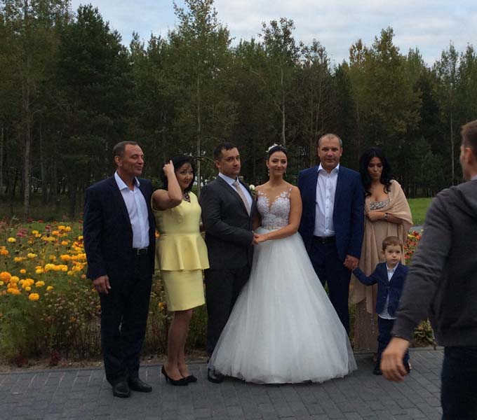 на свадьбе у Марии и Андрея  Дроздах
