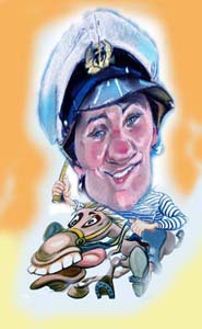 шарж на 23 февраля моряка на коне