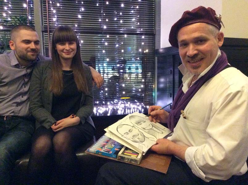 Шаржист на свадьбу Михаил Шабалин,Минск,шарж