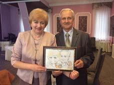 Шарж в Минске и Калининграде родителей невесты на свадьбе