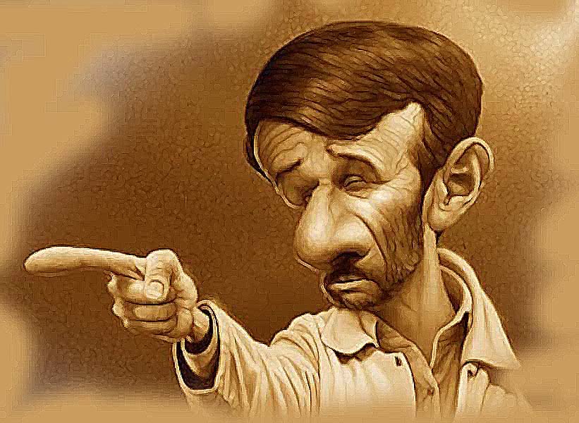 шарж на Ахмади Нижада