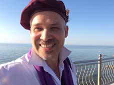 шаржист на празднике Балтийского моря